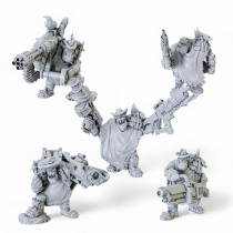 Figurine imprimée en 3D Résine pour jeux de figurines Orks sharpshotah squad 