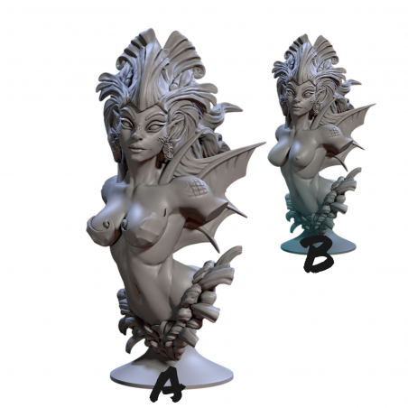 Buste résine taille 10cm -  