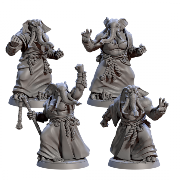 Artisan Guild - Ivory monk warriors 