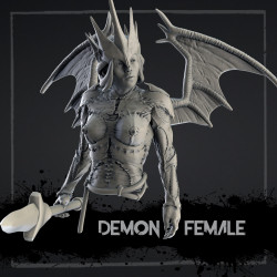Buste - Démon femme - 10cm