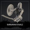 Buste - Femme barbare - 10cm