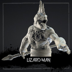Buste - Hommes Lezards - 10cm