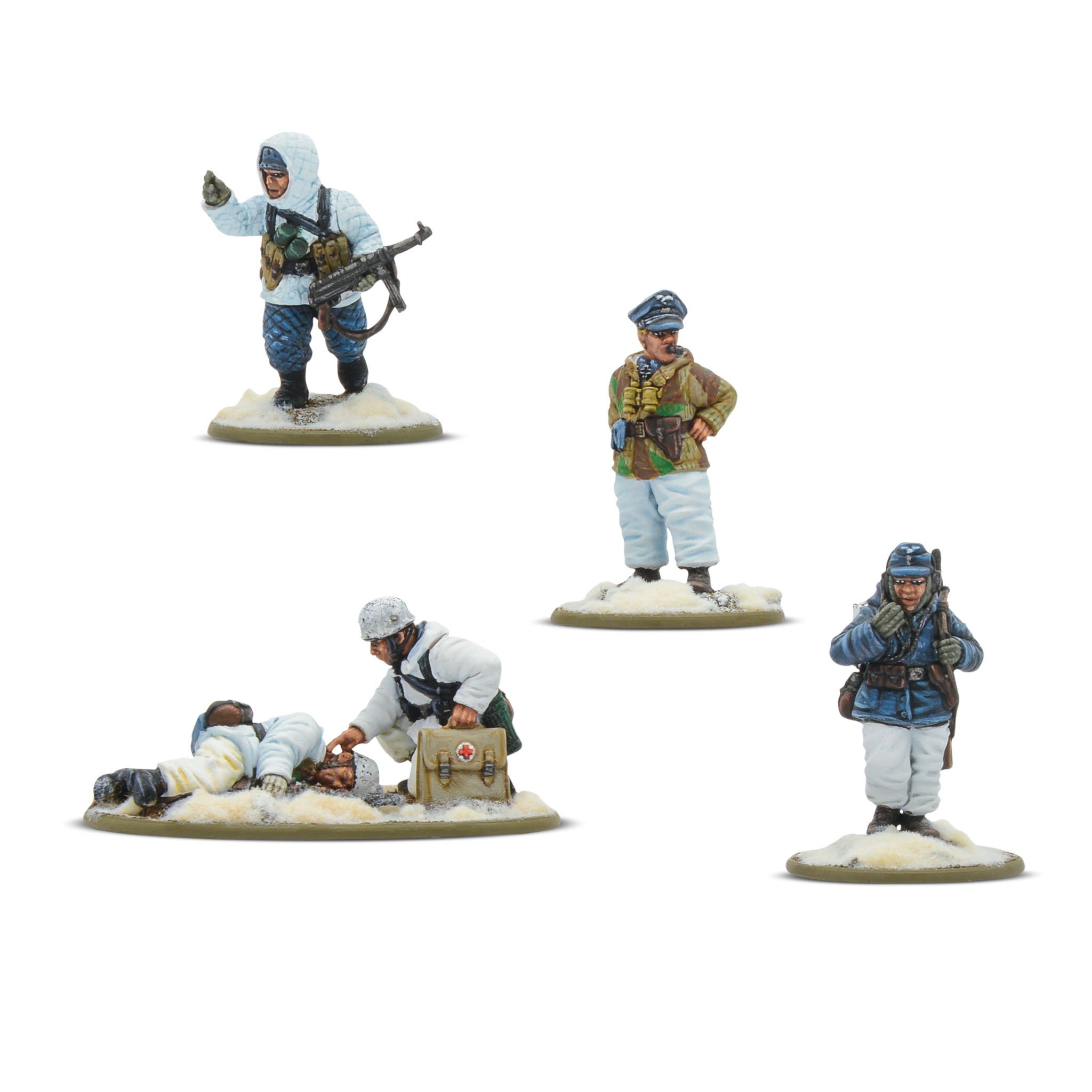 Bolt Action - German Fallschirmjager Winter HQ - Imagen 1 de 1