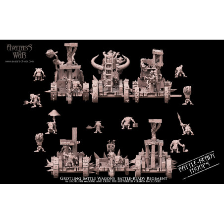 Avatars of War Chariot à pompe en kit     Avatars of War Chariot à pompe en kit