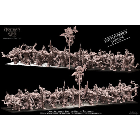 Avatars Of War 3D-Battle Ready Régiment Orques Lances    Avatars Of War 3D-Battle Ready Régiment Orques Lances
