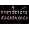 Avatars Of War 3D-Battle Ready Régiment Orques Lances   