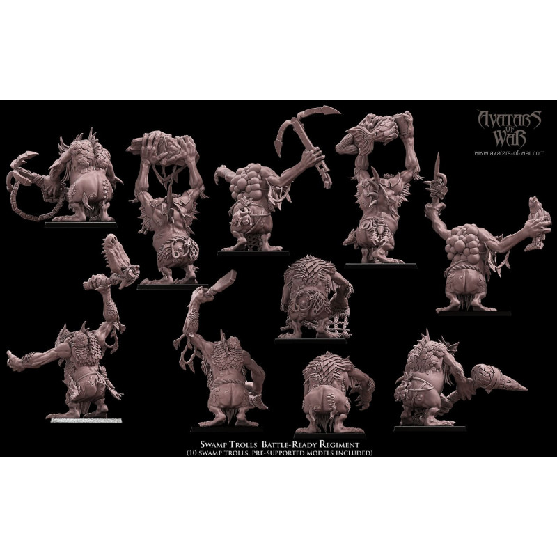 Avatars Of War -Kit Trolls des marais   