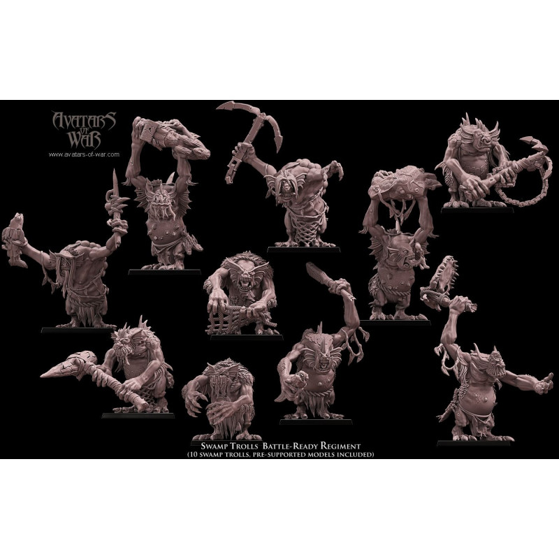 Avatars Of War -Kit Trolls des marais    Avatars Of War -Kit Trolls des marais