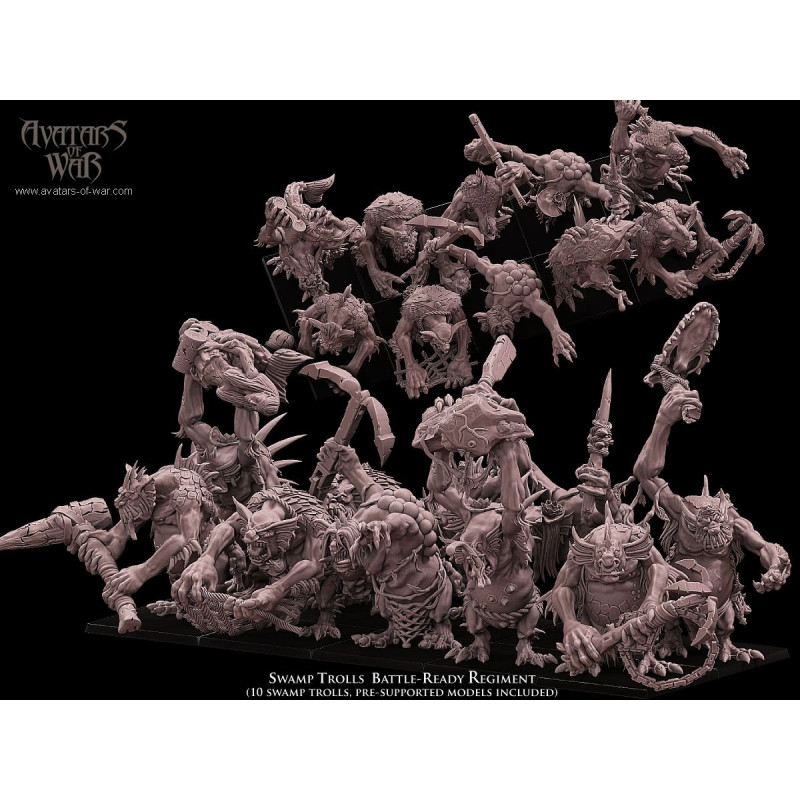 Avatars Of War -Kit Trolls des marais    Avatars Of War -Kit Trolls des marais