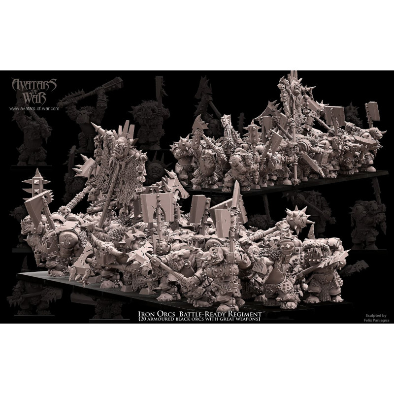 Avatars of War-Kit Orques noirs    Avatars of War-Kit Orques noirs