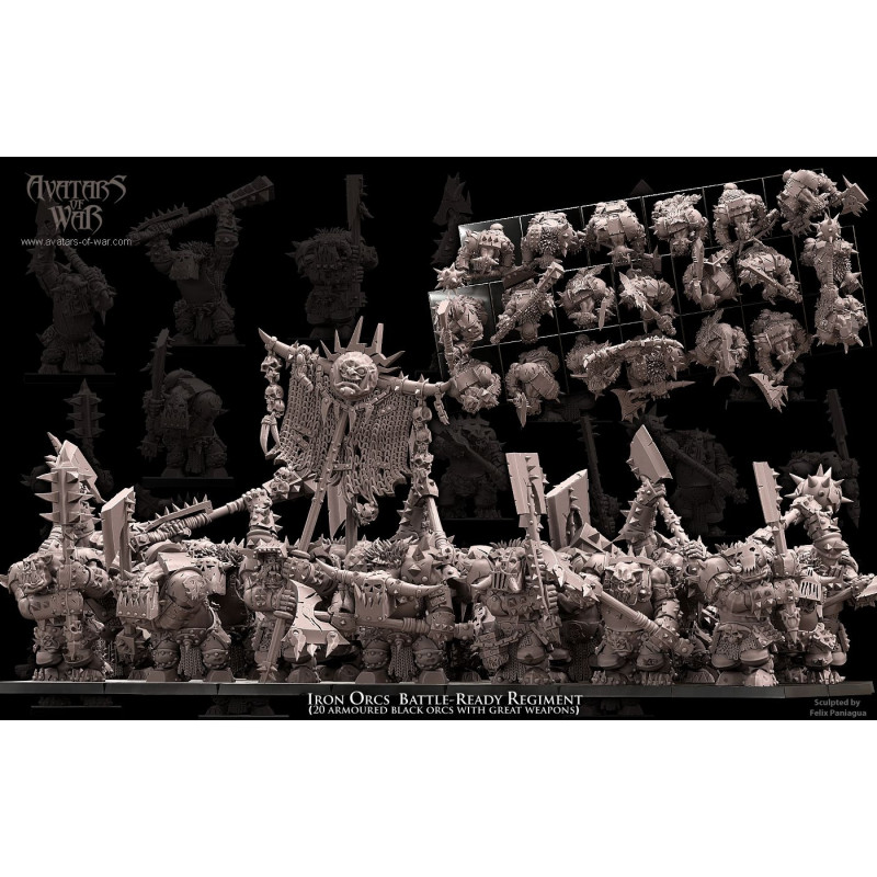 Avatars of War-Kit Orques noirs    Avatars of War-Kit Orques noirs