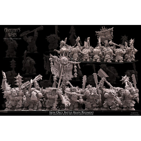 Avatars of War-Kit Orques noirs    Avatars of War-Kit Orques noirs