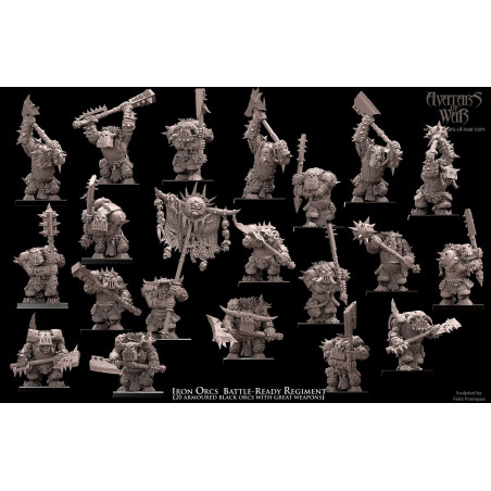 Avatars of War-Battle Ready Orques noirs armes lourdes    Avatars of War-Battle Ready Orques noirs armes lourdes