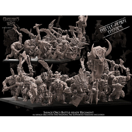 Avatars of war 3D-Kit orques sauvages à pieds    Avatars of war 3D-Kit orques sauvages à pieds