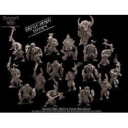 Avatars of war 3D-Kit orques sauvages à pieds    (2)