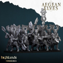 Higlands Miniature - Aegan Elves Lanciers   