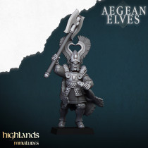 Higlands Miniature - Aegan Elves Gerriers Lions   