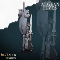 Higlands Miniature - Aegan Elves Lanciers   