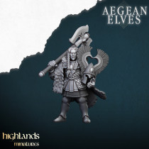 Higlands Miniature - Aegan Elves Char à Lions  