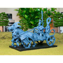 Higlands Miniature - Aegan Elves Char à Lions   (2)