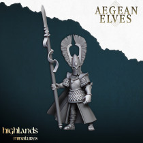 Higlands Miniature - Aegan Elves Char à Lions  