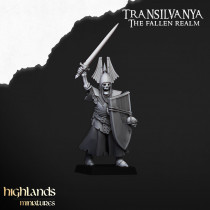 Higland Miniature Transilvanya - Squelettes Elite Epée boucliers   