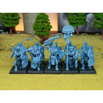 Higland Miniatures-Eternal Dynasties-Gardes royaux Epées et boucliers    