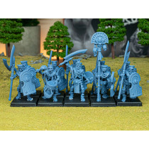 Higland Miniatures-Eternal Dynasties-Gardes royaux Hallebardes   