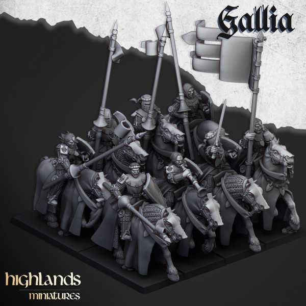 Higland miniatures Gallia - Jeunes Chevaliers   