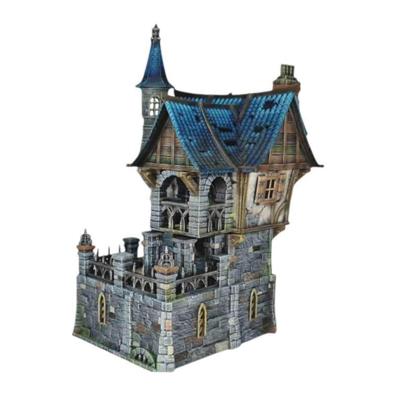 "Blackstone House - Maison 3D 28mm pour Warhammer, Wargames & Dioramas""Blackstone House - Maison 3D 28mm pour Warhammer, W