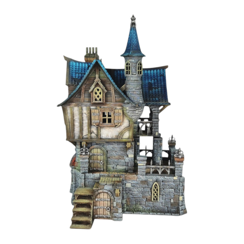 "Blackstone House - Maison 3D 28mm pour Warhammer, Wargames & Dioramas""Blackstone House - Maison 3D 28mm pour Warhammer, W