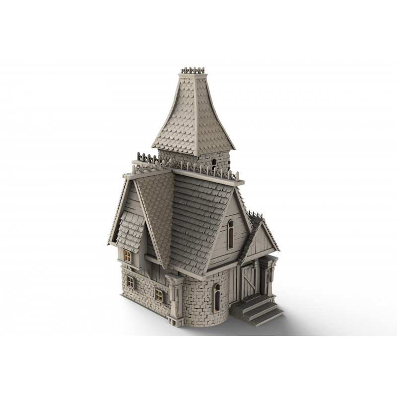 Décors Architecture médiéval - Grande maison 1