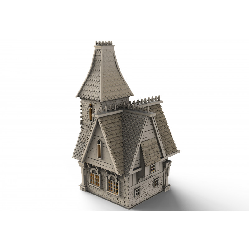 Décors Architecture médiéval - Grande maison 1