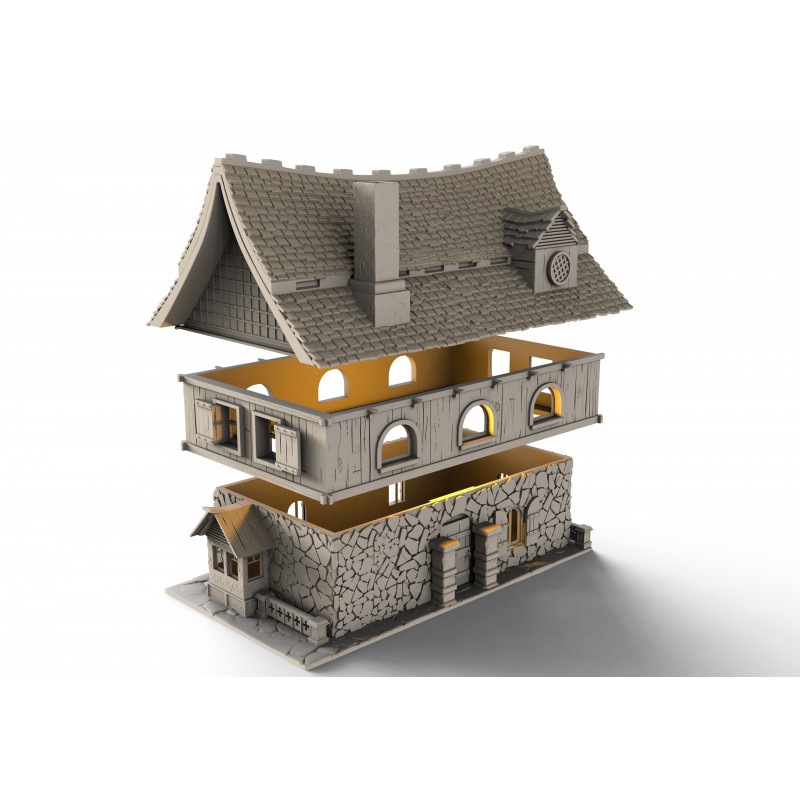Décors Architecture médiéval - Maison 5