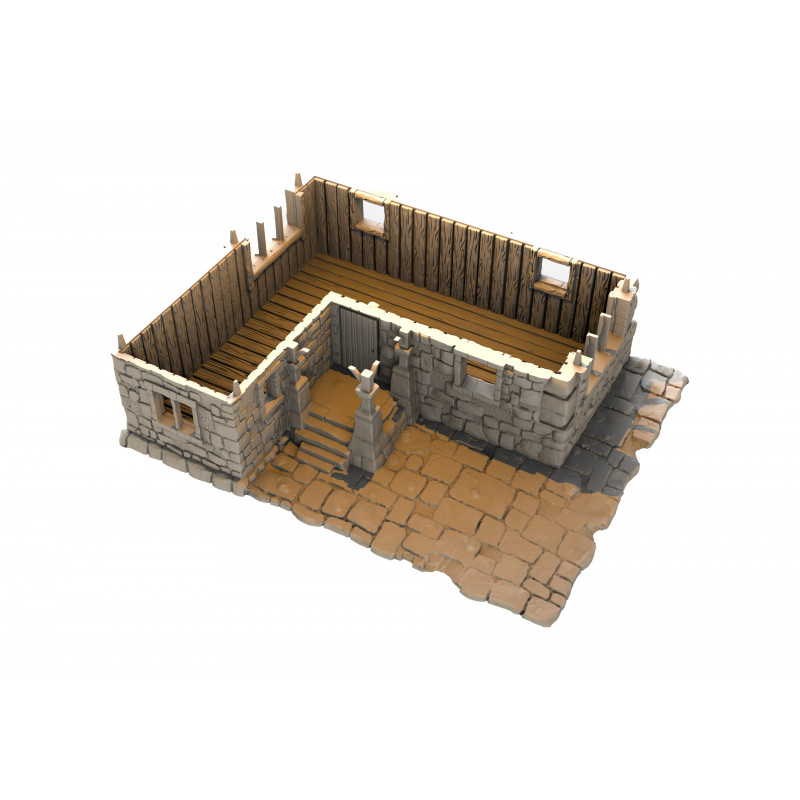 "Décors Ville Médiévale 3D - Séries Complètes pour Warhammer, Wargames & Dioramas"
