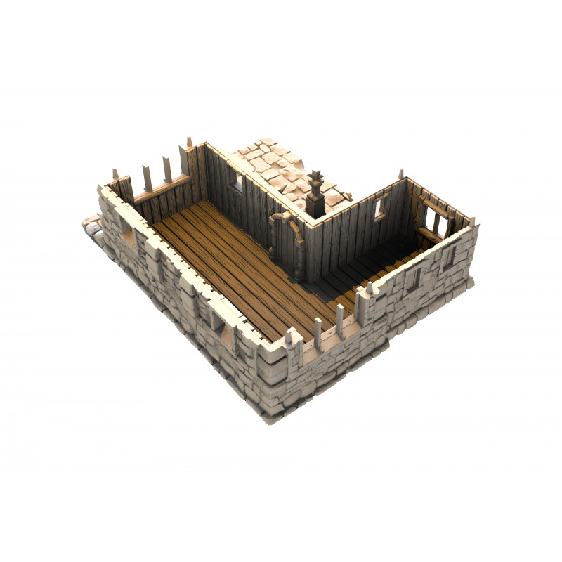 "Décors Ville Médiévale 3D - Séries Complètes pour Warhammer, Wargames & Dioramas"
