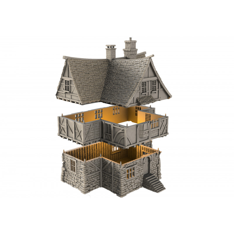 Décors Architecture médiéval - Maison 4