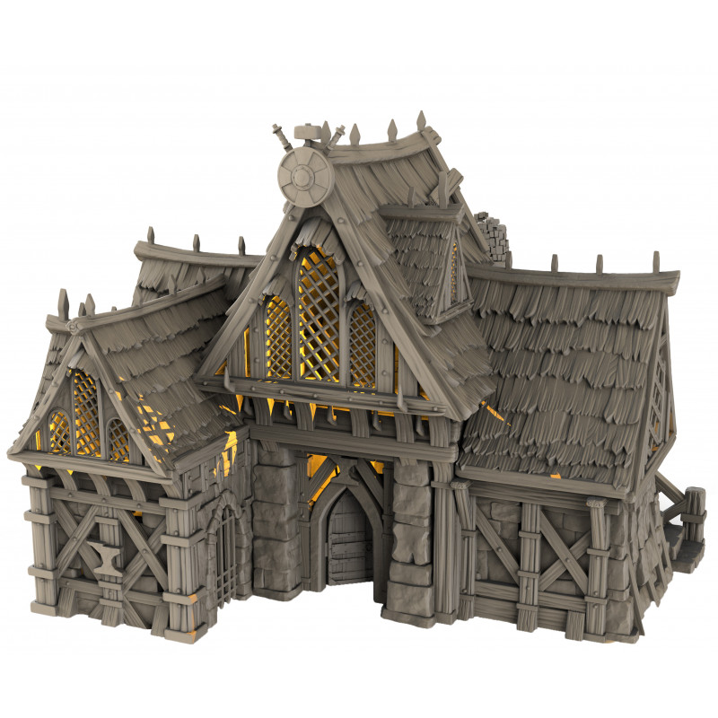 Décors Architecture médiéval - Armurerie