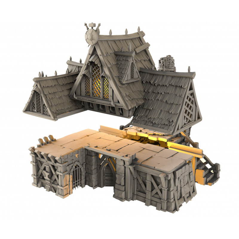 Décors Architecture médiéval - Armurerie