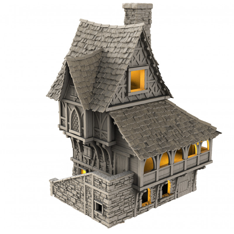 Décors Architecture médiéval - Auberge