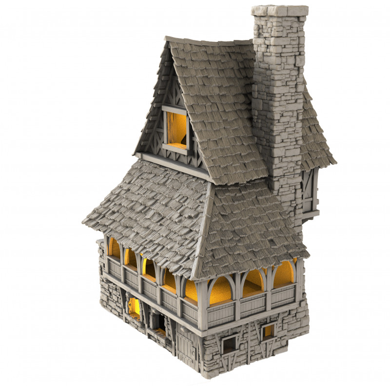 Décors Architecture médiéval - Auberge