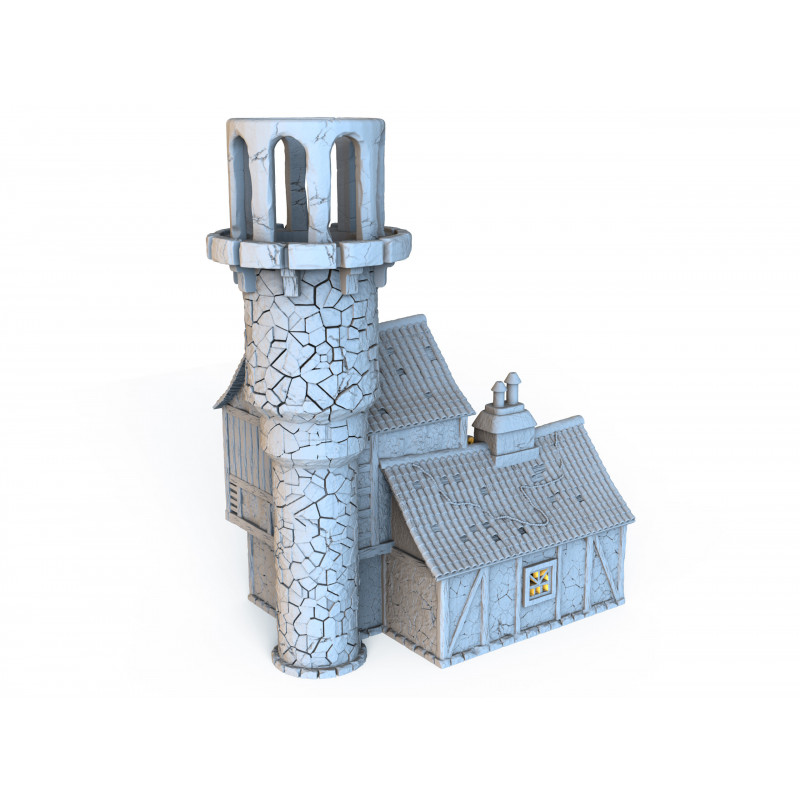 Décors Architecture médiéval - Maison tour 1