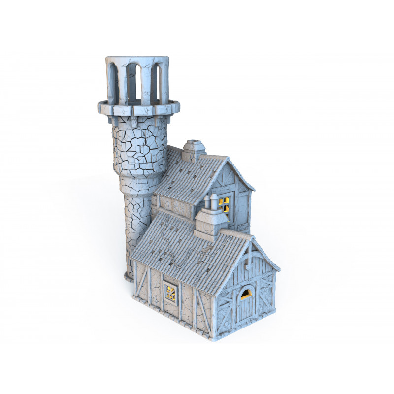 Décors Architecture médiéval - Maison tour 1