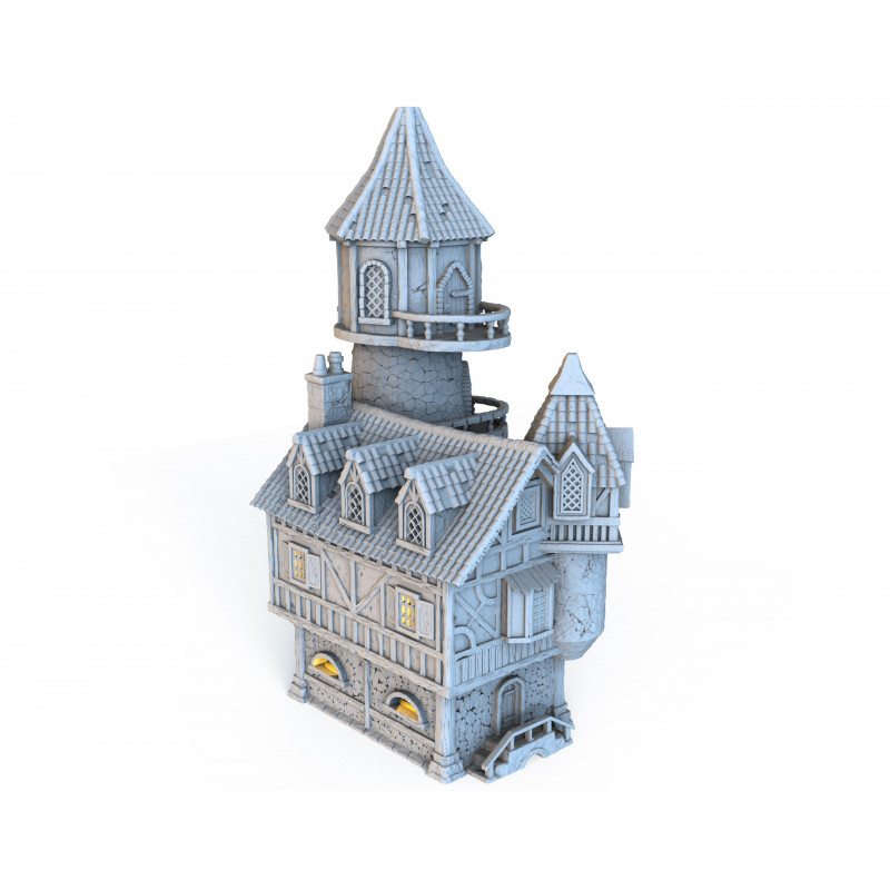 Décors Architecture médiéval - Maison tour 2