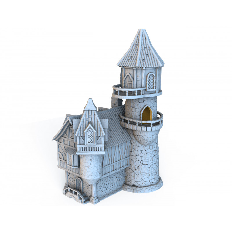 Décors Architecture médiéval - Maison tour 2