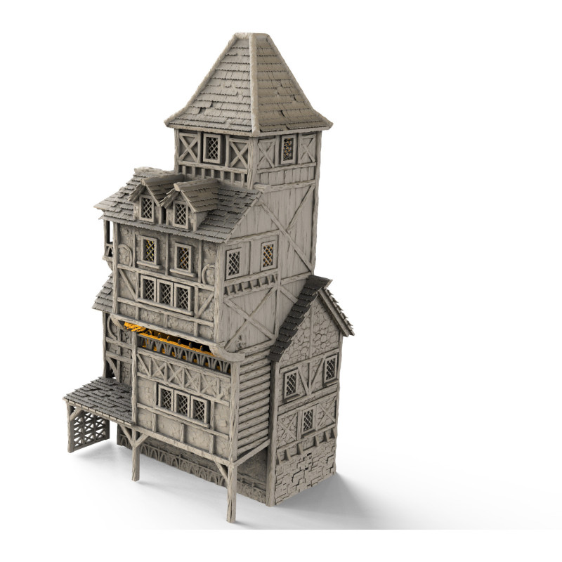 Décors Architecture médiéval - Auberge 2