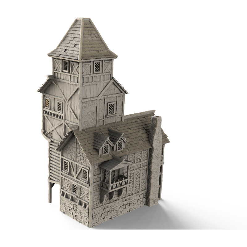 Décors Architecture médiéval - Auberge 2