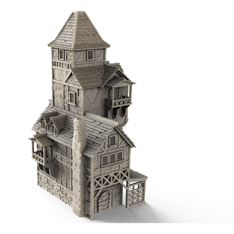 Décors Architecture médiéval - Auberge 2