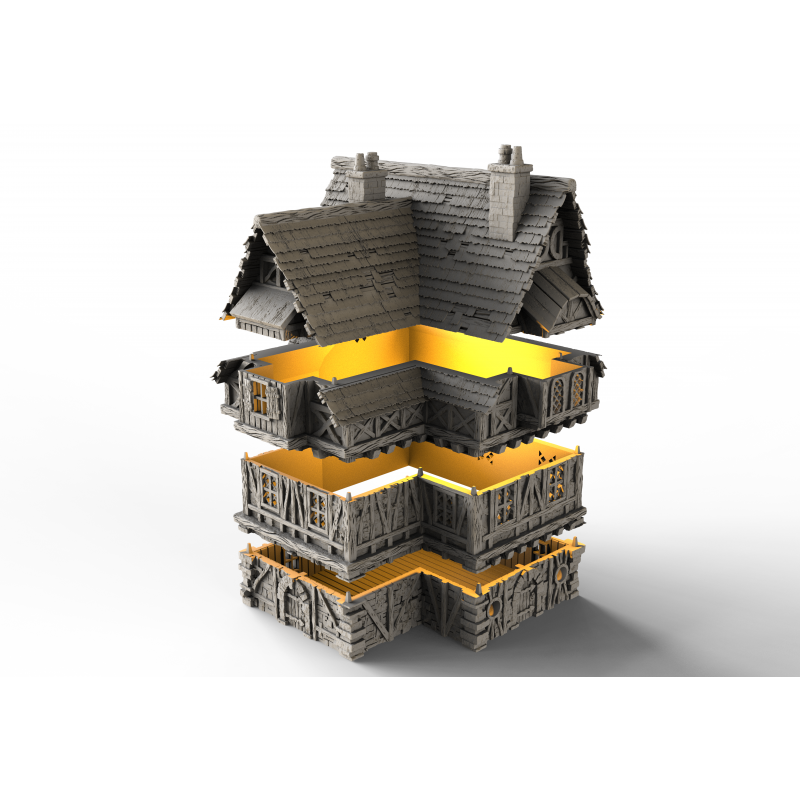 Décors Architecture médiéval - Maison 8