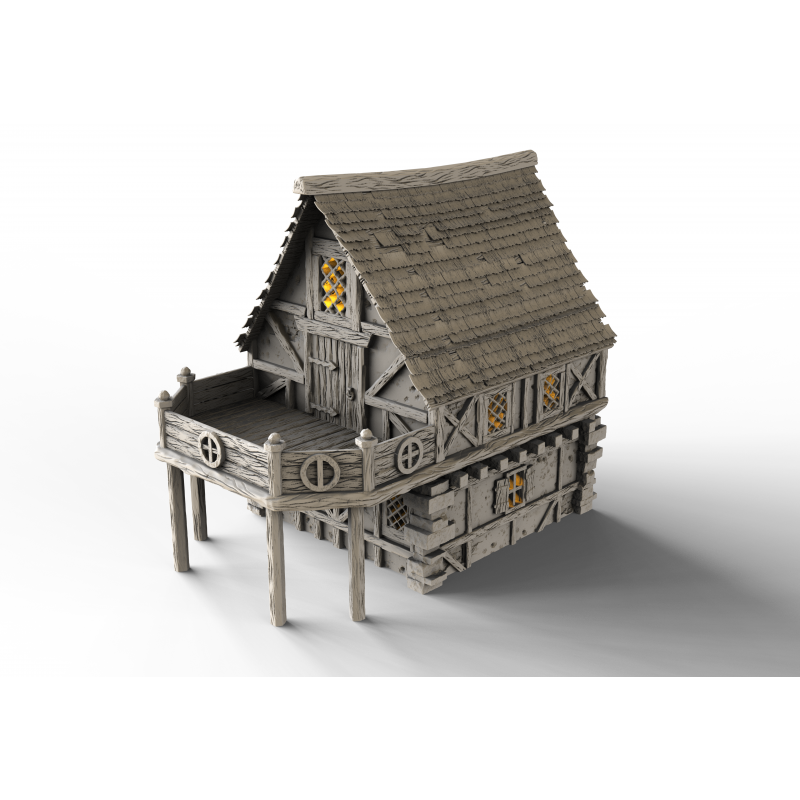 Décors Architecture médiéval - Maison 2
